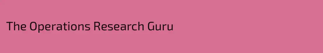 The Operations Research Guru